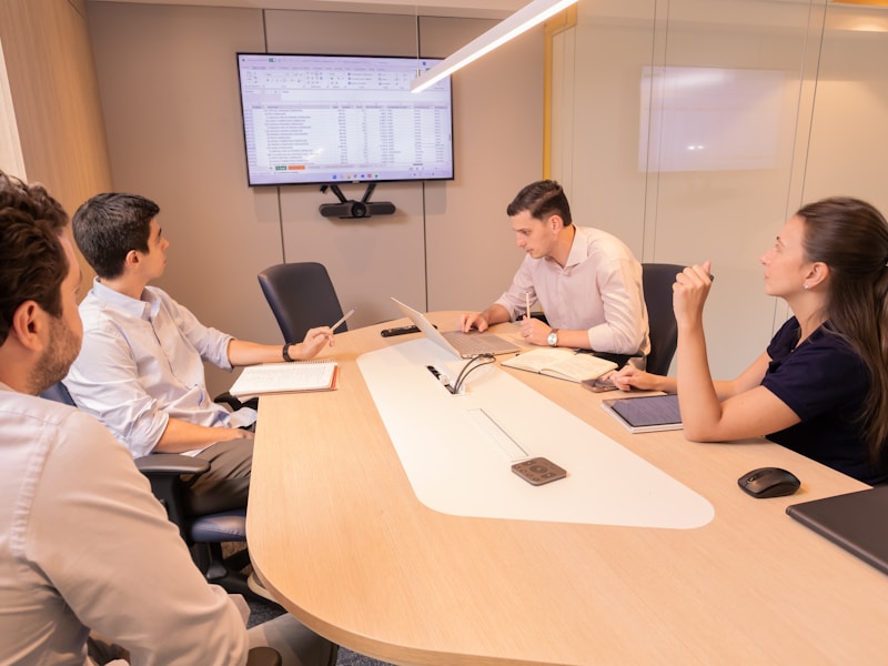 Agency team coordination and professional discussion